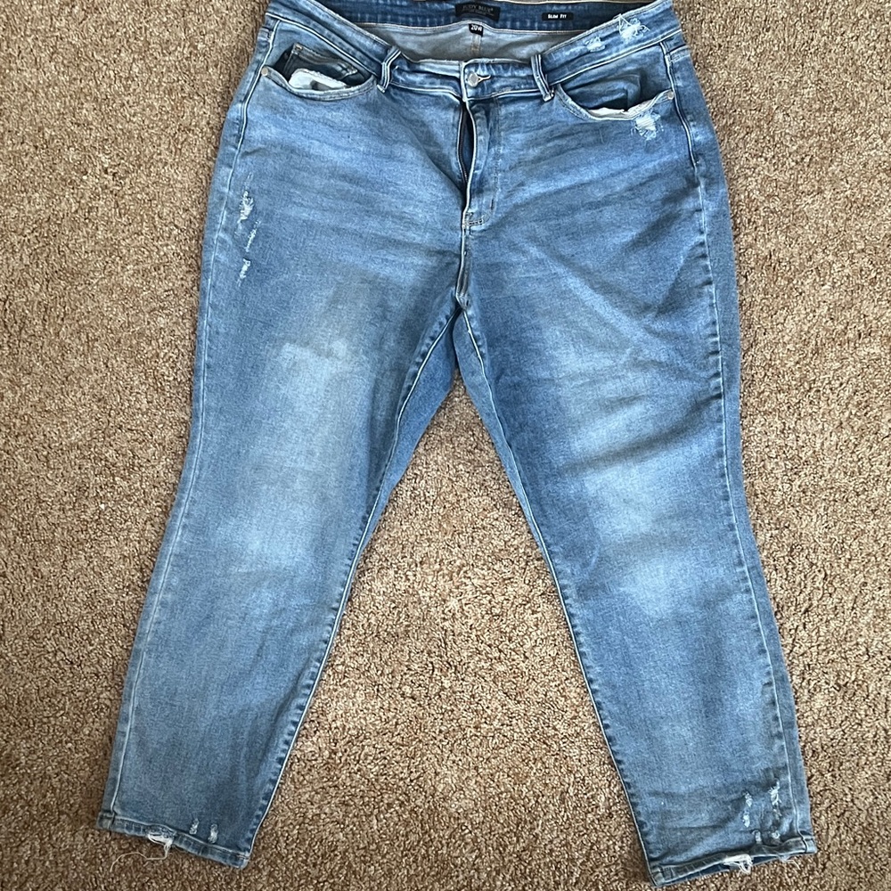 Judy Blue Light Blue Ankle Jeans
